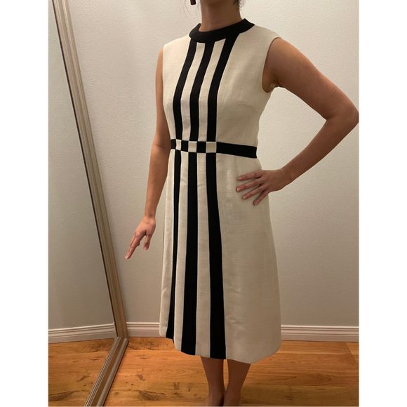 Vintage 60s Shannon Rodgers - Jerry Silverman Mod Shift Dress - Picture 2 of 5